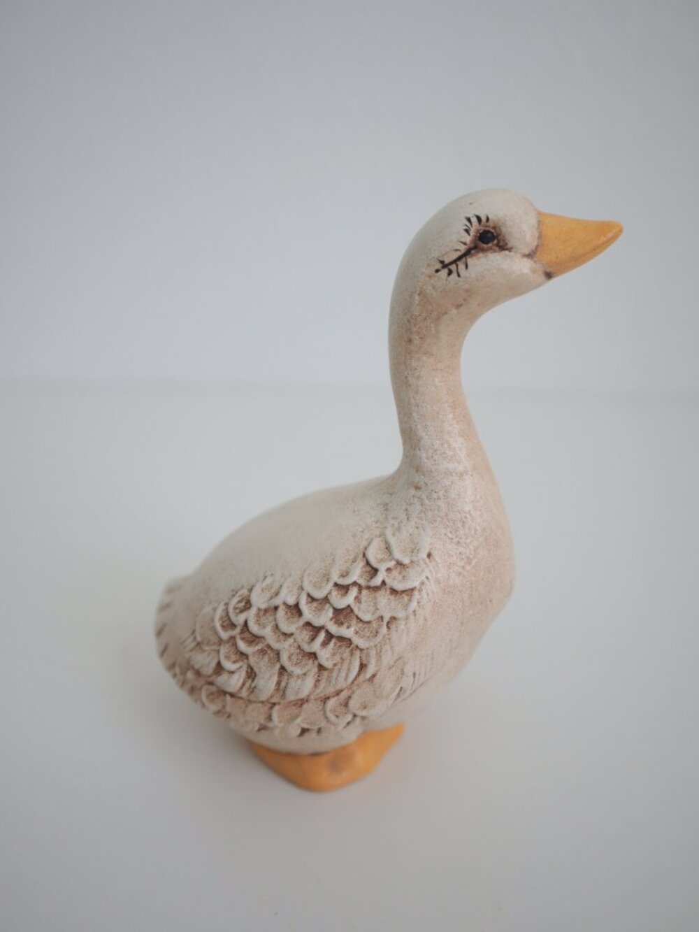 Vintage Ceramic Goose Figurine
